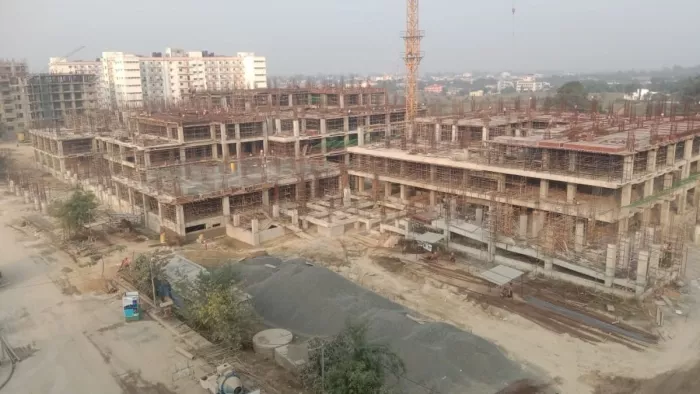 मेडिकल कॉलेज अस्पताल का निर्माणाधीन भवन। (जागरण फोटो)