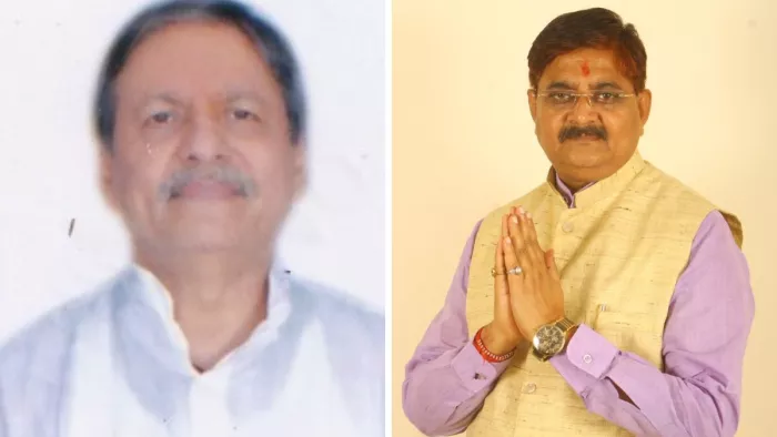 भाजपा विधायक व प्रत्याशी राज सिन्हा एवं कांग्रेस प्रत्याशी अजय कुमार दुबे के बीच सीधी टक्कर