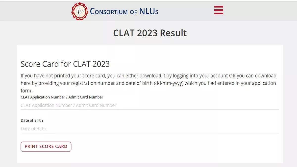 CLAT 2023 result: घोषित हुए क्लैट यूजी-पीजी के नतीजे, इस लिंक से देखें स्कोर, 2 कैंडीडेट्स को 100 फीसदी अंक