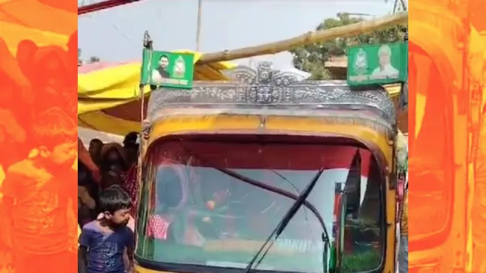 टेंपो एक झटके में पलटा और ले ली बालक की जान