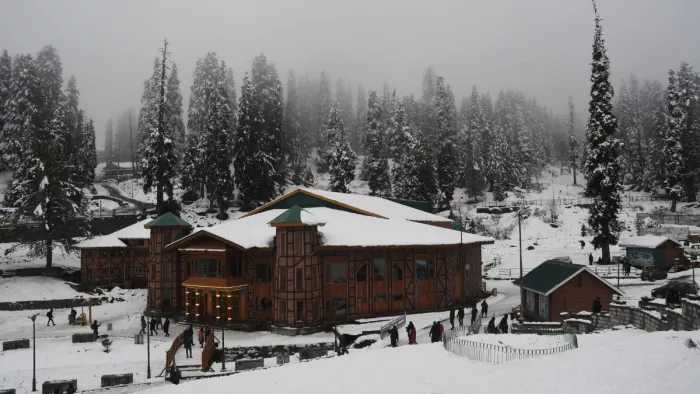 -4.8 डिग्री सेल्सियस न्यूनतम तापमान के साथ पहलगाम घाटी का सबसे ठंडा क्षेत्र। फाइल फोटो