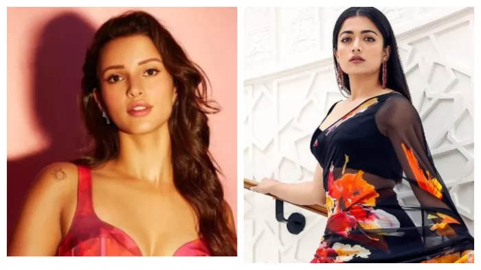 File Photo of Tripti Dimri and Rashmika Mandanna