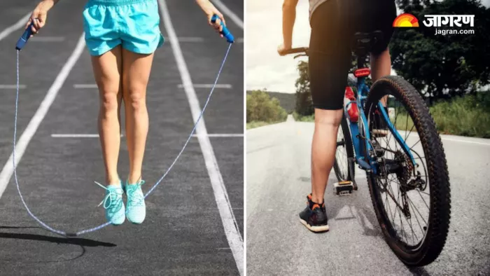 Weight Loss के लिए साइकिलिंग करें या स्किपिंग? (Image Source: Freepik)