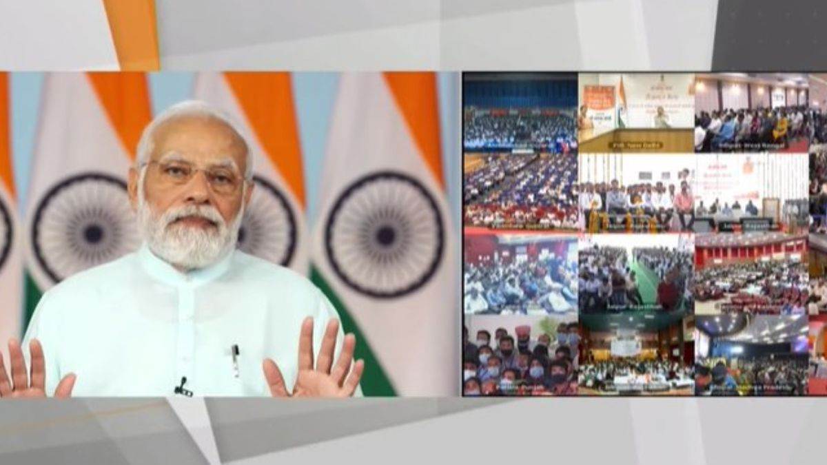 pm modi distributed appointment letters to 71000 youth in rozgar mela said youth need skill development
