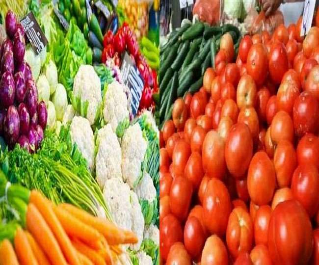 लुधियाना में बारिश के बाद सब्जियाें के दाम बढ़े। (जागरण)