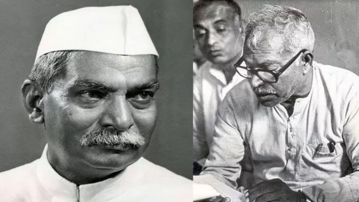 भारत रत्न डॉ.राजेन्द्र प्रसाद और जननायक कर्पूरी ठाकुर की फाइल फोटो