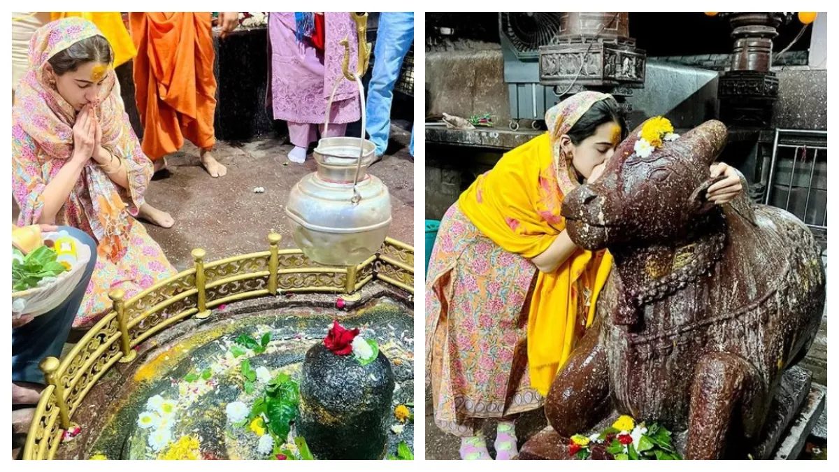 राम मंदिर नहीं, घृष्णेश्वर ज्योतिर्लिंग पहुंचीं Sara Ali Khan, महादेव के आगे जोड़े हाथ, फोटो देख फैंस ने कही बड़ी बात