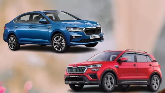 Skoda Kushaq और Slavia को CKD kits में एक्सपोर्ट किया जाएगा।