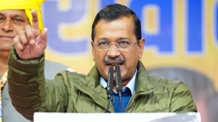 अरविंद केजरीवाल ने नजफगढ़ में रैली के दौरान बोला भाजपा पर हमला।