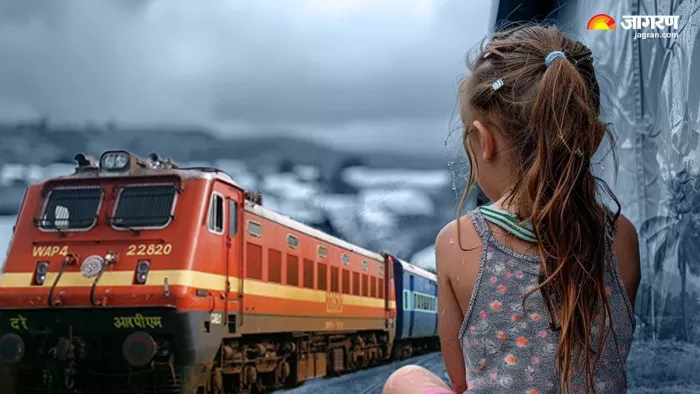 मां ने डांटा तो ट्रेन में बैठ सहारनपुर पहुंच गई सात साल की बच्ची - प्रतीकात्मक तस्वीर।
