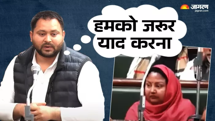 अनंत सिंह की पत्नी नीलम देवी पर तेजस्वी का पुराना बयान चर्चा में। (जागरण ग्राफिक्स)