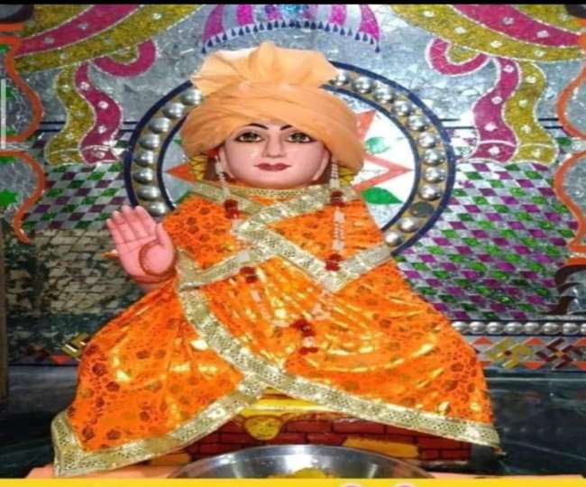ऐतिहासिक समाधा मंदिर में स्थापित बाबा जगन्नाथ पुरी की प्रतिमा