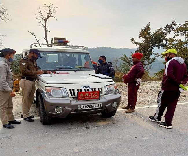 police administration ready after champawat accident challaned 159 vehicles