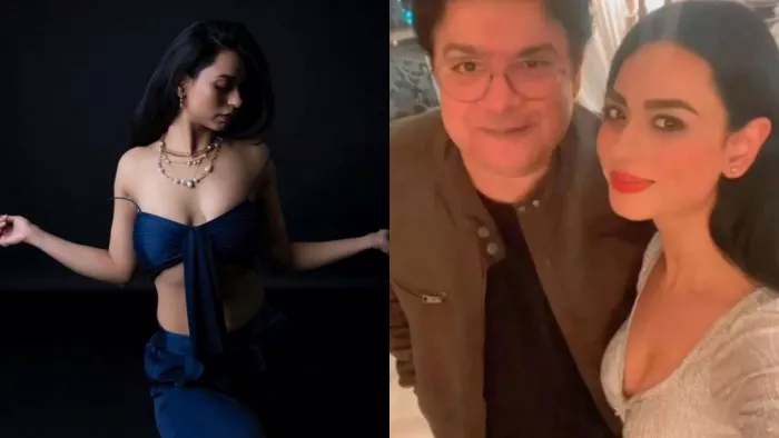 File Photo of Soundarya Sharma and Sajid Khan