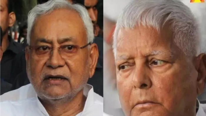 बिहार के सीएम नीतीश कुमार और लालू यादव (जागरण)