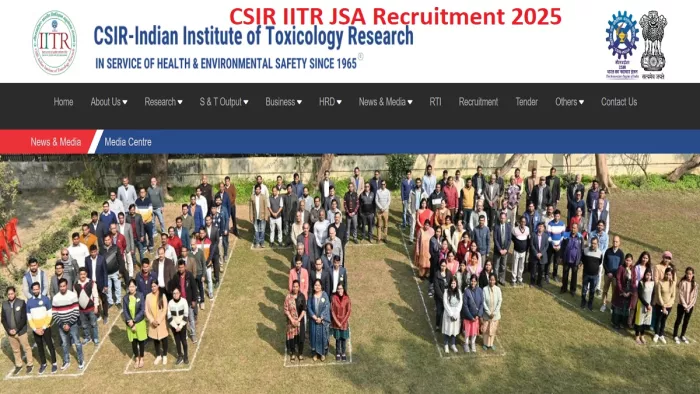 CSIR IITR Recruitment 2025 के लिए यहां से करें अप्लाई।