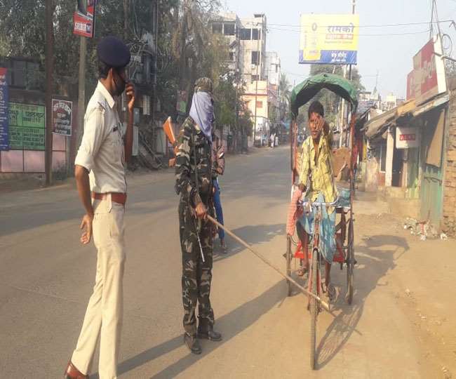 Image result for lokdown me pulis