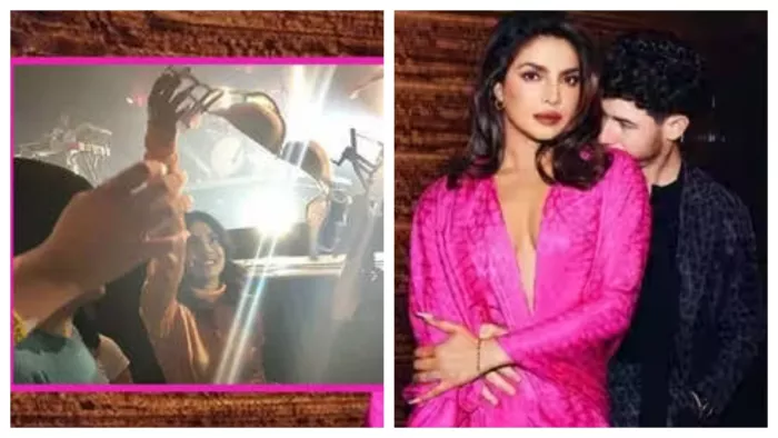 Priyanka Chopra Video female fan threw undergarment on Nick Jonas