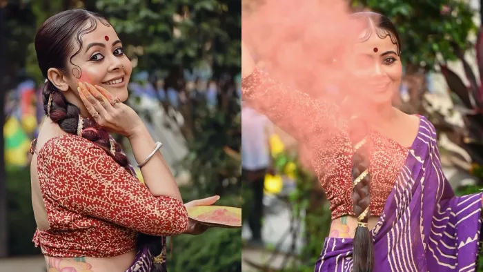 devoleena bhattacharjee Holi ( Photo Credit Instagram)