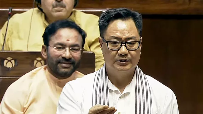 केंद्रीय मंत्री किरेन रिजिजू। ( फोटो- एएनआई )
