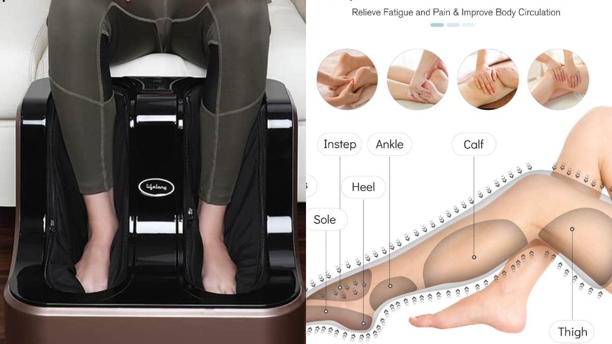 Foot massager store in store