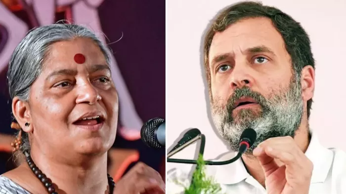 लोकसभा चुनाव 2024: एनी राजा और राहुल गांधी। (फाइल फोटो)