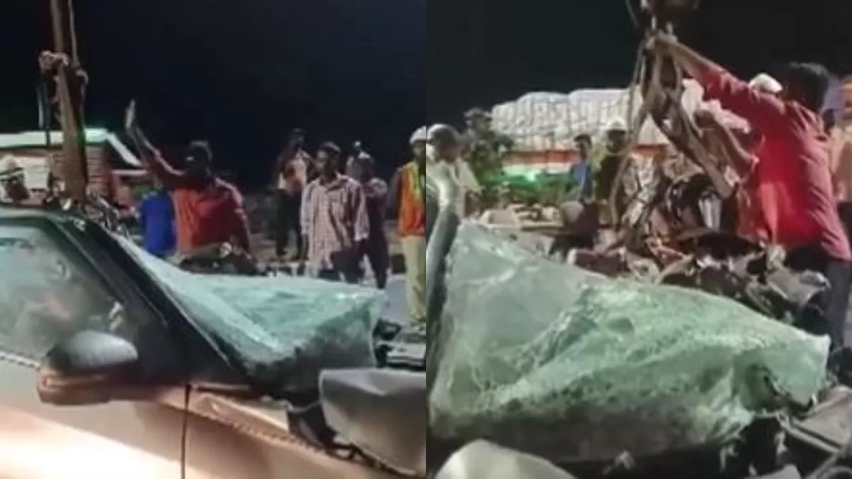 Road Accident: आंध्र प्रदेश के नेल्लोर जिले में कार और लॉरी की हुई भीषण टक्कर, तीन लोगों की मौत; दो गंभीर रूप से घायल