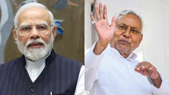 मोदी के सामने नीतीश ने किया JDU नेताओं की ओर इशारा, बोले- इनके कारण ही RJD से जुड़ गए थे