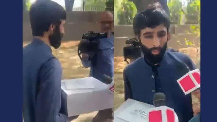 पाकिस्तान हाई कमीशन में मंगाया गया केक (फोटो- सोशल मीडिया)