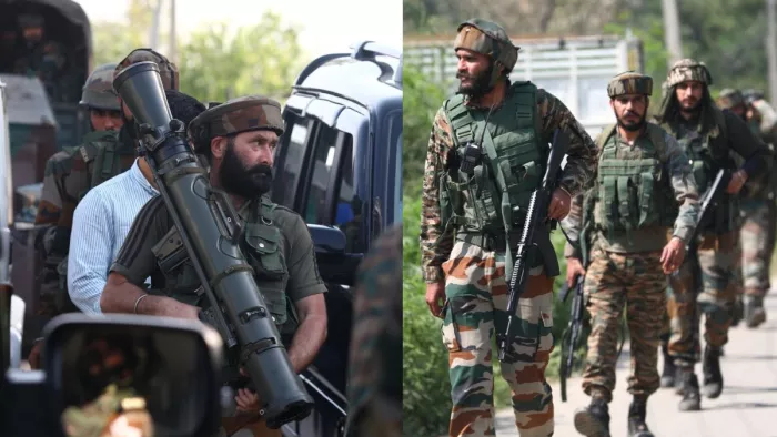 पहलगाम हमले के बाद कई जिलों में तलाशी अभियान चलाया जा रहा है। फाइल फोटो
