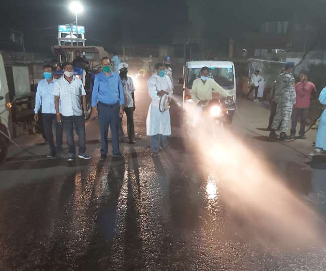 after the directive of the government all the hospitals in gorakhpur were sanitized