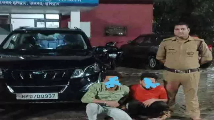 अंबाला से कार लूट कर फरार हुए बदमाशों को हरिद्वार पुलिस ने धर दबोचा।