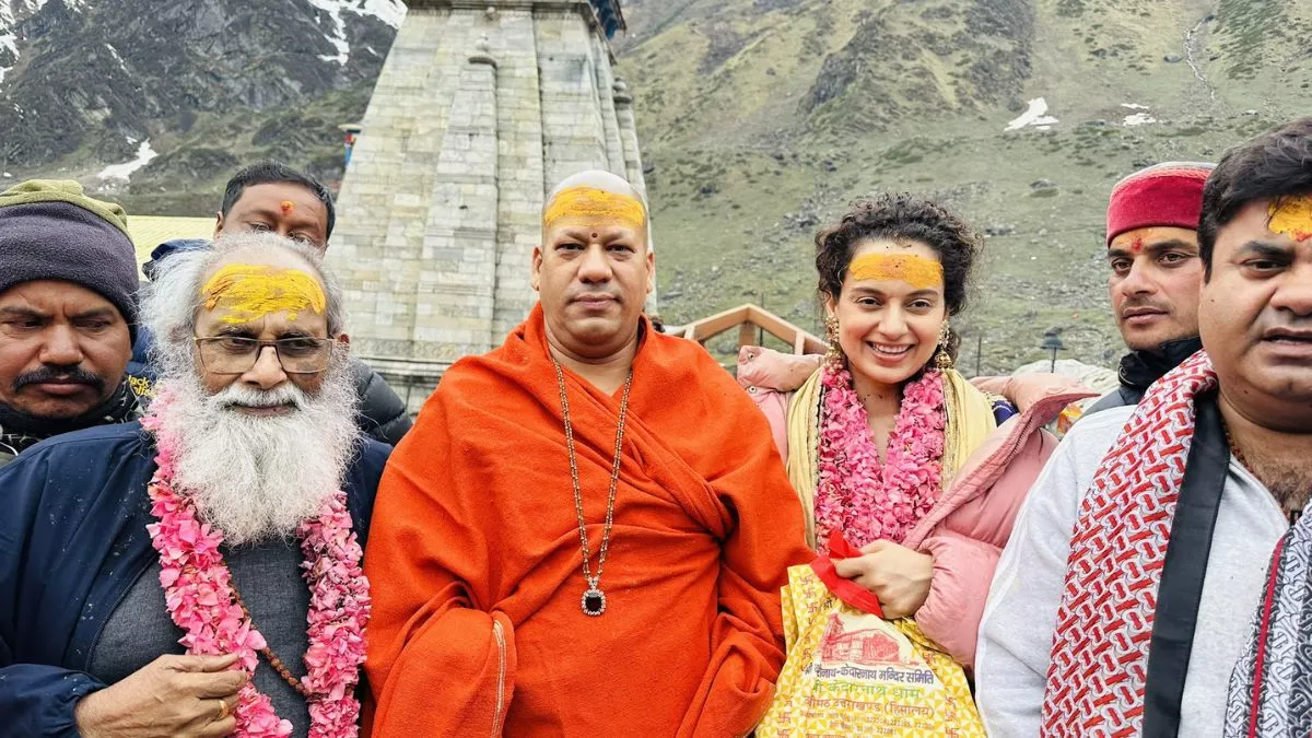 kedarnath: बाबा केदार के दरबार में पहुंची बॉलीवुड क्वीन कंगना रनौत, पूजा-अर्चना कर मांगी मन्नत