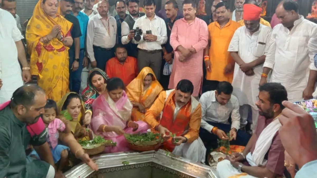 मध्य प्रदेश के मुख्यमंत्री ने बोधगया में कुलदेवी की विशेष पूजा की, मठ के विकास को लेकर किया बड़ा वादा