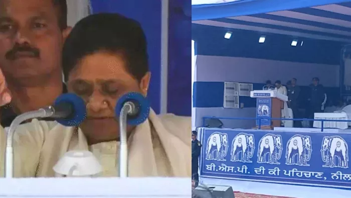 Mayawati in Punjab: नवांशहर पहुंची बसपा सुप्रीमो मायावती