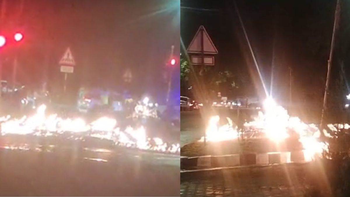 gas pipeline explosion in chandigarh sector 36 fire engulfs area