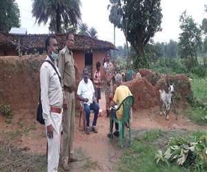 छत्तीसगढ़ के जशपुर नगर में हाथी की करंट लगने से हुई मौत