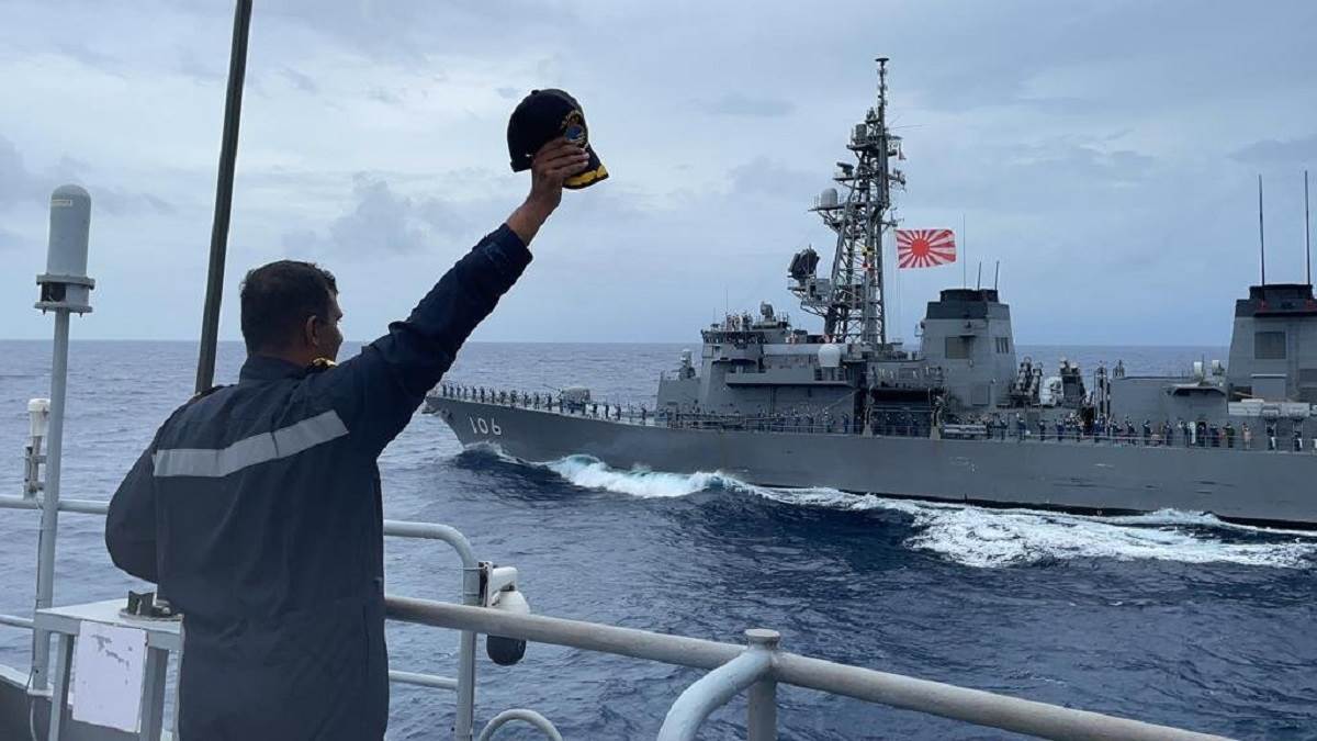 india japan maritime partnership india japan conduct maritime partnership exercise mpx in andaman sea
