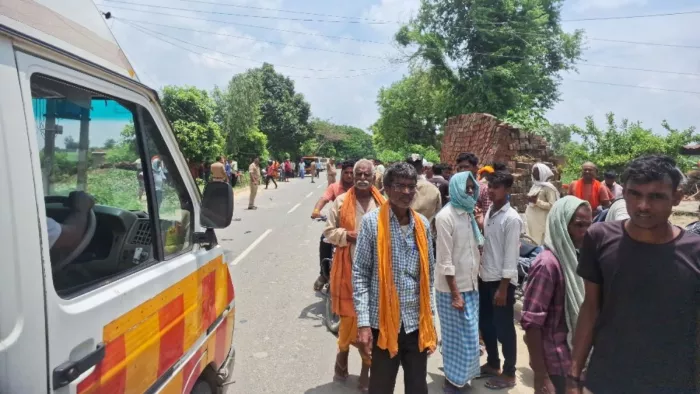 अनियंत्रित रोडवेज बस ने पांच को रौंदा (फोटो- जागरण)