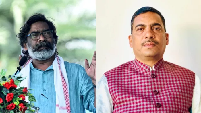भाजपा विधायक द्वारा सीएम हेमंत सोरेन के खिलाफ दिए आपत्तिजनक बयान को बनाया मुद्दा।