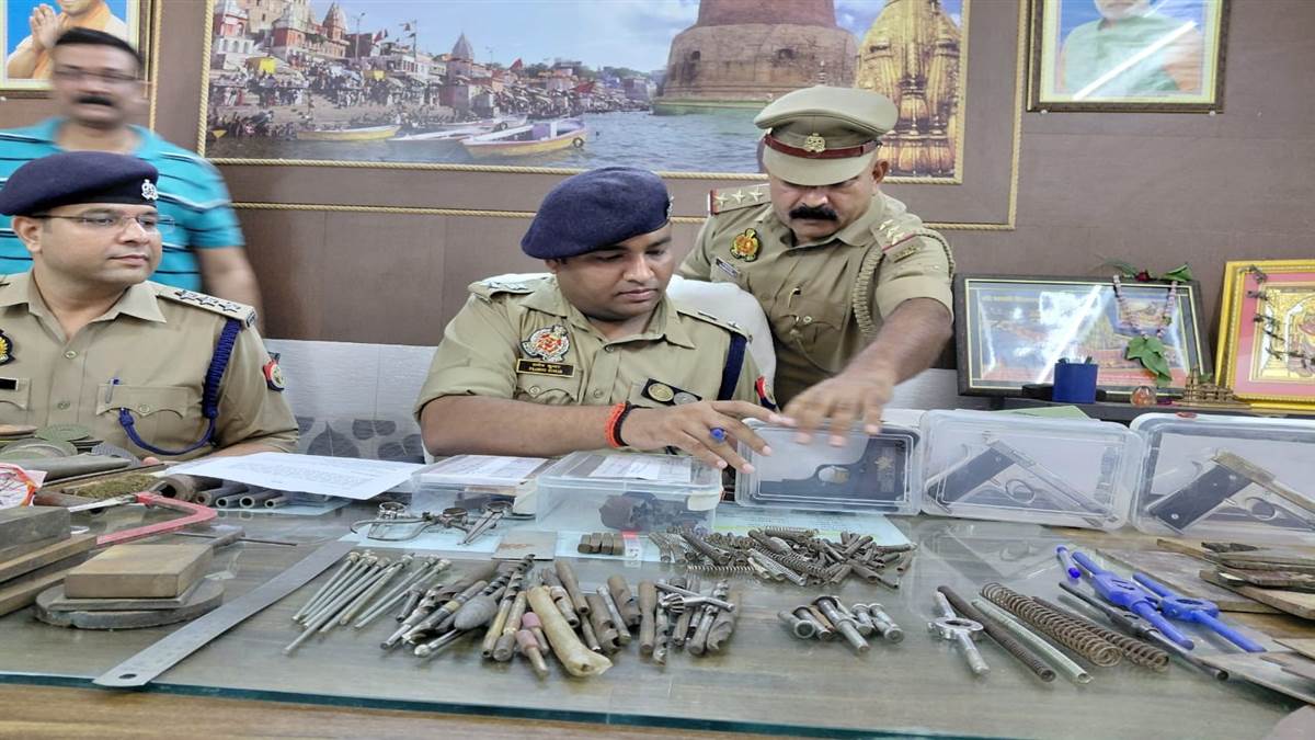 illegal arms factory busted weapons seized at cantt station in varanasi news