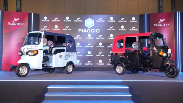 Piaggio Ape ने लॉन्च किए दो इलेक्ट्रिक ऑटो रिक्शा, फुल चार्जिंग में ...
