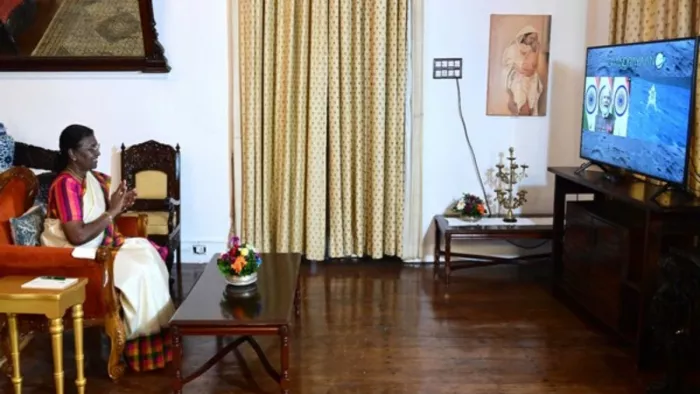 राष्ट्रपति मुर्मू ने चंद्रयान-3 की सफल लैंडिंग पर सभी देशवासियों को दी बधाई (फाइल फोटो)