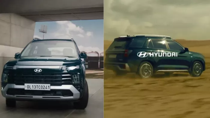 नई Hyundai Alcazar फेसलिफ्ट 9 सितंबर को लॉन्च होगी।