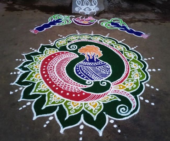 Janmashtami Rangoli Designs: घर के आंगन में बनाना चाहती हैं खूबसूरत और ...