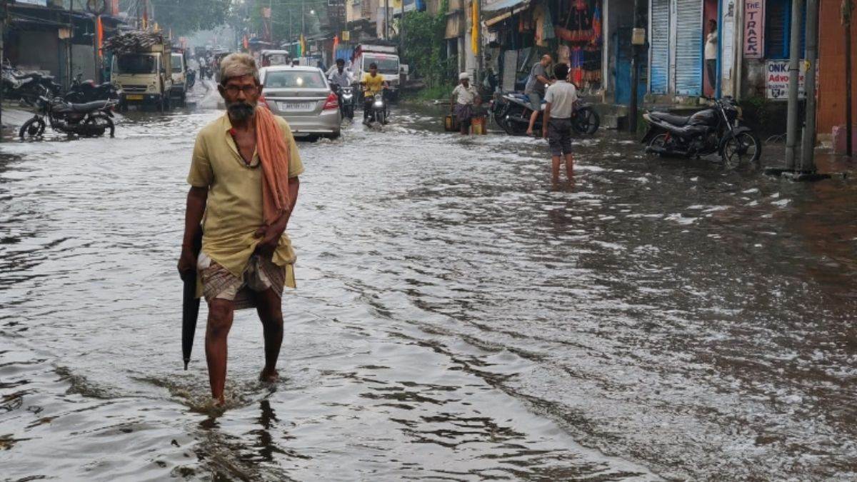 heavy rains disrupt life in katras several areas flooded