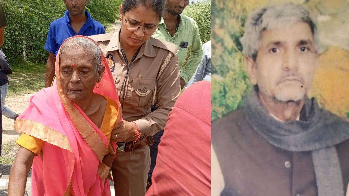 elderly couple jumps in canal wifes courage husbands death firozabad news in hindi