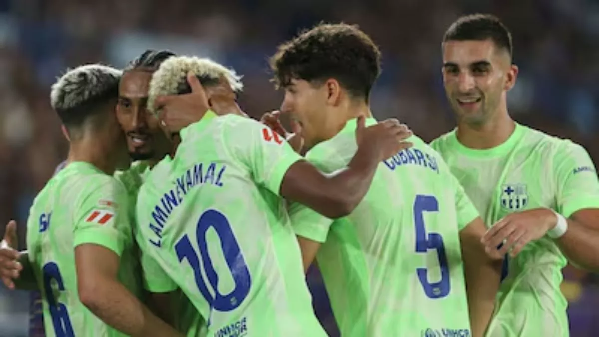 La Liga: एल्गेजाबल के आत्मघाती गोल से जीता बार्सिलोना, लेवांटे को 3-2 से हराकर गत चैंपियन का विजयी अभियान जारी