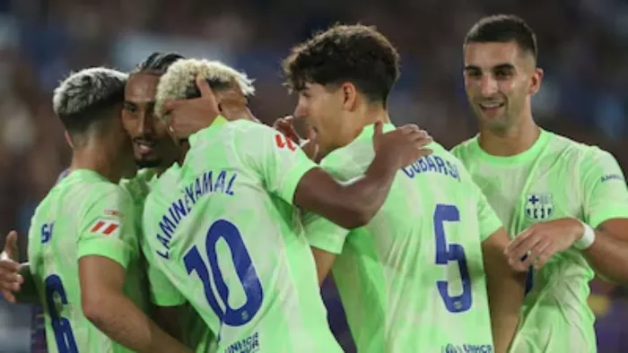 La Liga Barcelona won, फोटो- सोशल मीडिया