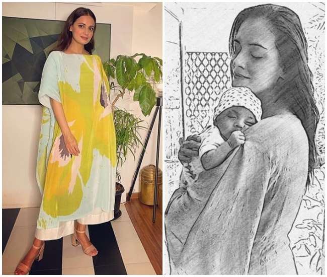 बेटे आव्यान के साथ दीया मिर्जा, फोटो साभार: Instagram